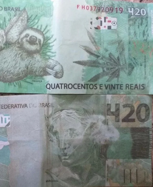 Homem usou nota de R$ 420 para pagar idoso