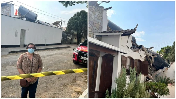 Prédio que desabou em BH atingiu casa; em viagem, moradores escapam