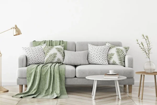Decoração de sofá