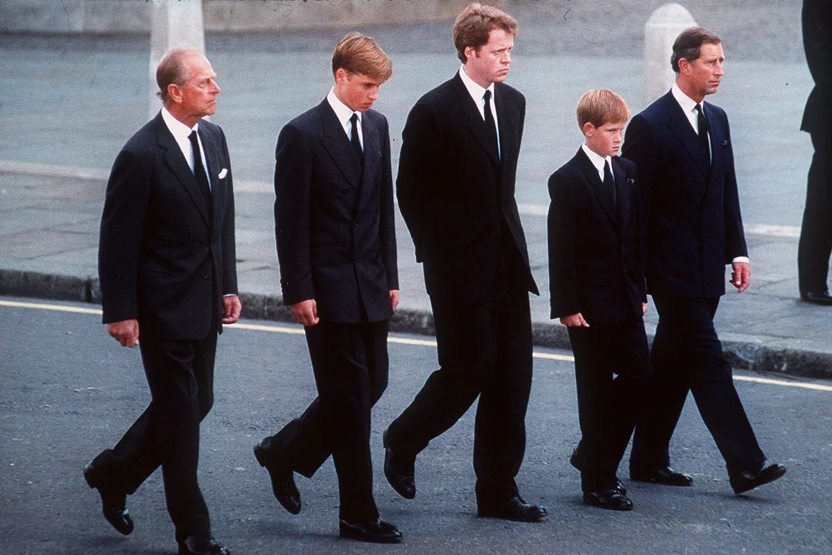 Funeral da princesa Diana em agosto de 1997 Funeral da princesa Diana em agosto de 1997