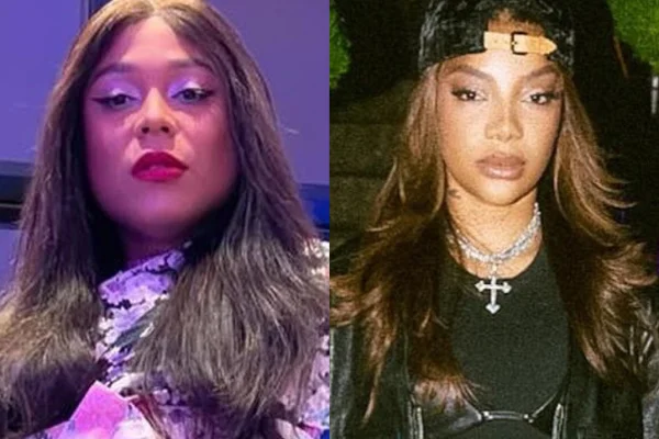 Montagem feita a partir de fotos das redes sociais de Blogueirinha e Ludmilla - Metrópoles