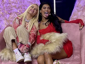 Luísa Sonza recebe Pocah no seu programa do Multishow