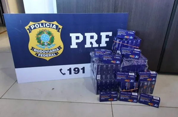 PRF apreende hidroxicloroquina contrabandeada do Paraguai