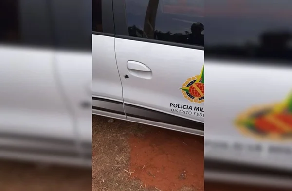 DF: suspeitos de arrombar viatura da PM e levar sirene são presos