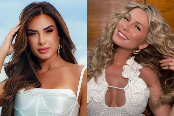 Montagem colorida de Nicole Bahls e Lívia Andrade - Metrópoles