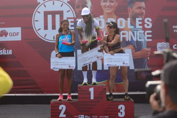 Vencedoras dos 10 km no Metrópoles Endurance - Corrida