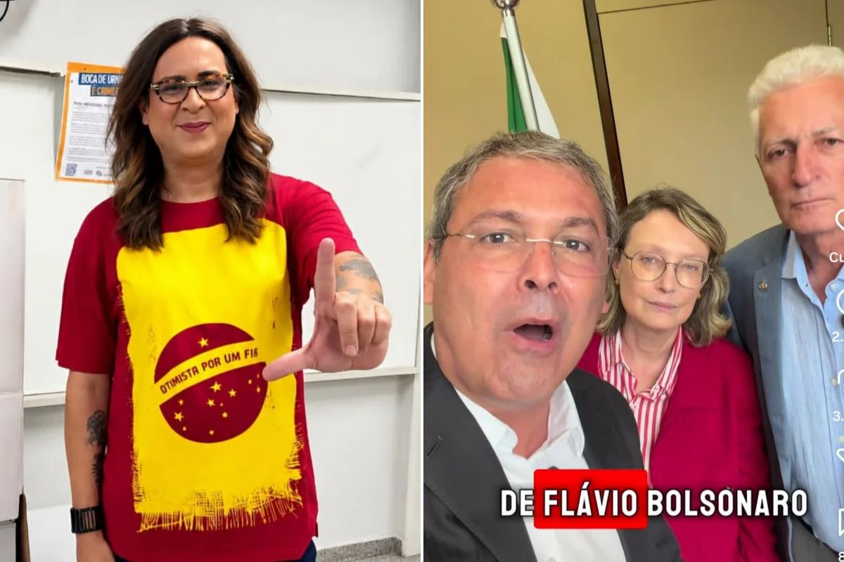 Duda, Correia e aliados celebram cerco da PF contra Flávio Bolsonaro