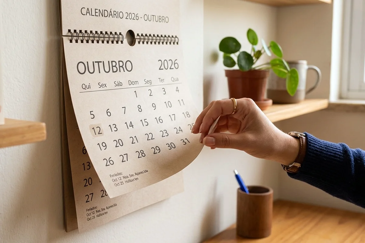 Confira calendário de feriados nacionais e estaduais do mês de outubro