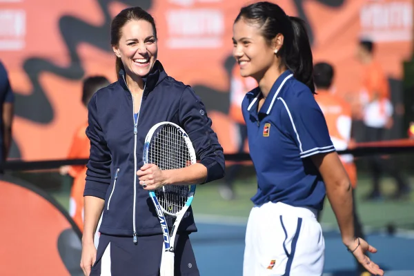 Kate Middleton e Emma Raducanu