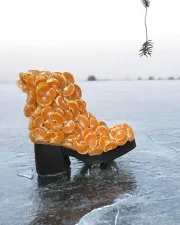 Bota de tangerina Bota de tangerina