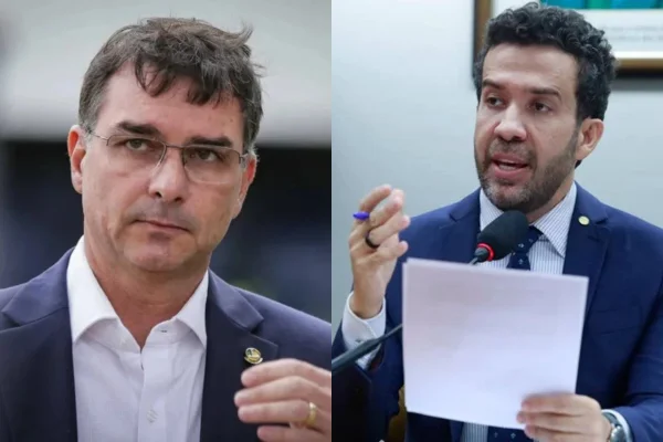 Imagem colorida, Flávio faz queixa ao STF contra Janones por injuria e pede R$ 200 mil - Metrópoles