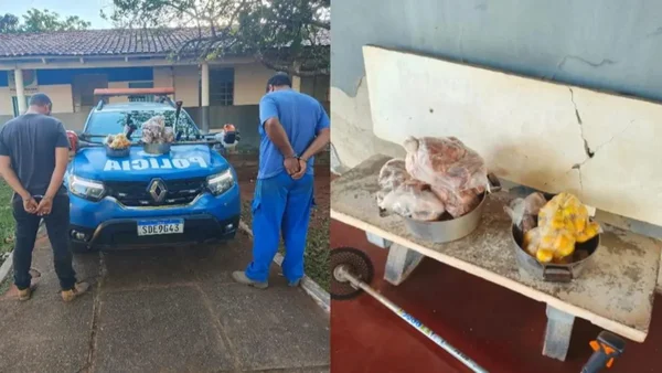 homens presos por furto