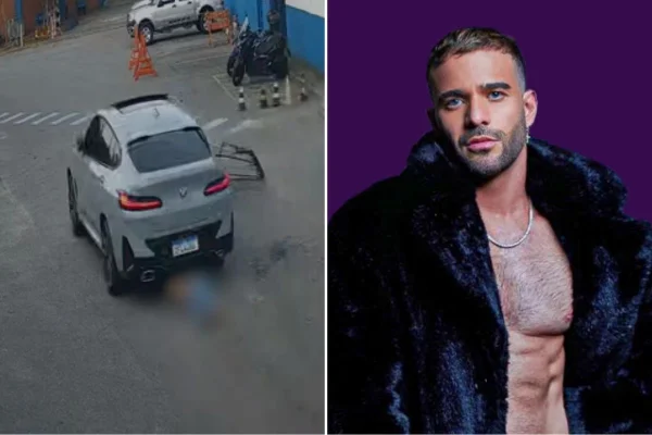Imagem colorida mostra DJ preso por atropelar, arrastar e matar homem em situação de rua. Metrópoles