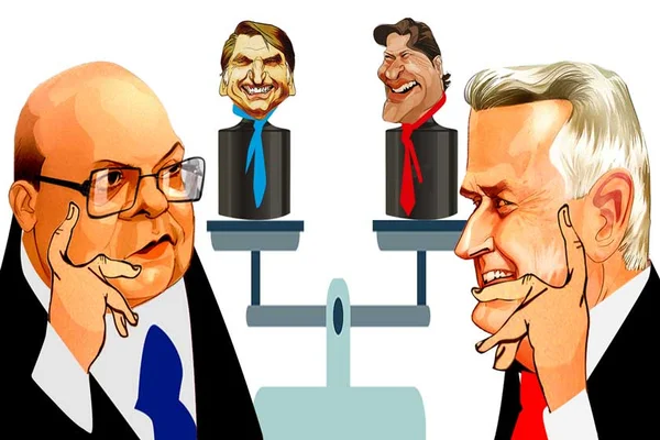 Briga de Bolsonaro e Haddad deixa Ibaneis e Rollemberg em encruzilhada