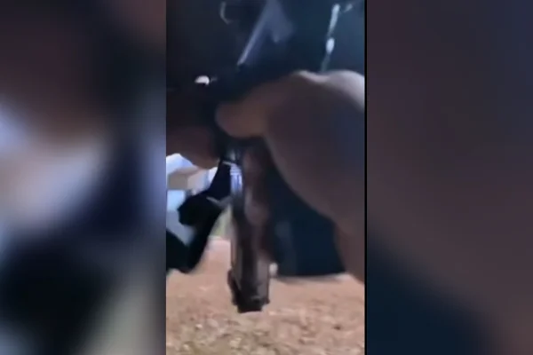 Câmera grava momento em que polícia frustra roubo e salva refém em MT