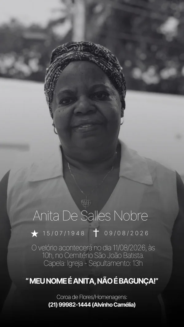 Velório da mãe de Dudu Nobre acontece nesta terça no Rio - destaque galeria Velório da mãe de Dudu Nobre acontece nesta terça no Rio - destaque galeria