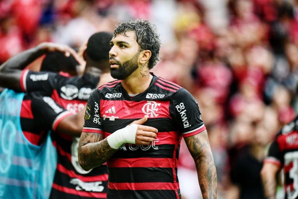 Imagem colorida de Gabigol - Metrópoles