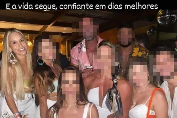 Fotos mostram Sarah aglomerando em festas de Ano-Novo antes do BBB21