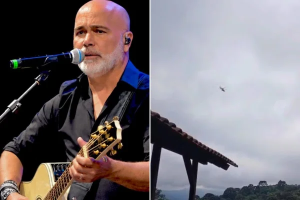 Morador grava helicóptero onde aeronave com Rick desapareceu