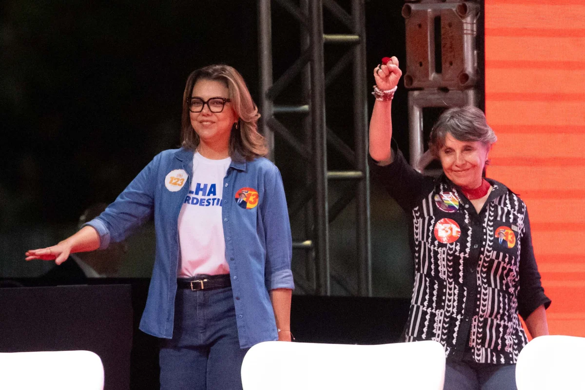 Leila do Vólei (PDT) e Erika Kokay (PT) concorrem ao Senado Leila do Vólei (PDT) e Erika Kokay (PT) concorrem ao Senado