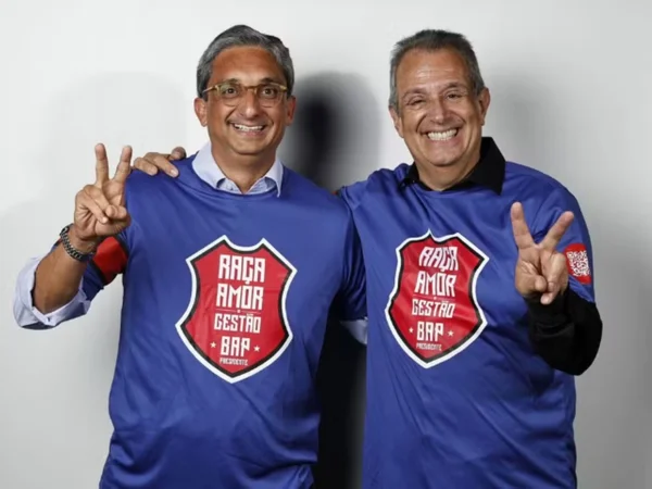 Imagem colorida de Luiz Eduardo Baptista, o BAP, concorrente à eleição do Flamengo- Metrópoles