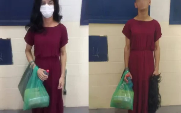 imagem colorida detento tenta fugir disfarçado de mulher maranhao