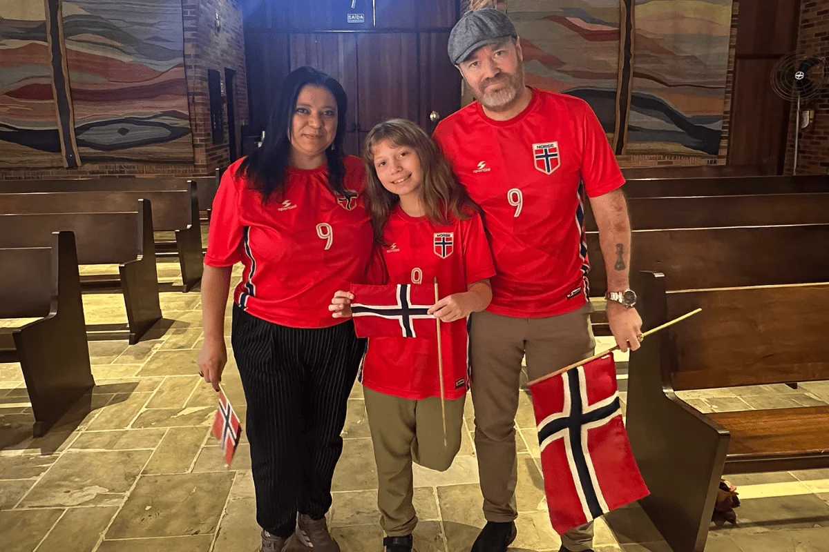 Noruegueses de SP têm fé em Haaland e coração dividido com o Brasil - imagem 3 Noruegueses de SP têm fé em Haaland e coração dividido com o Brasil - imagem 3