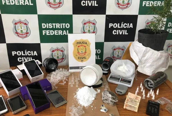 Operação da PCDF e do MP combate tráfico de drogas delivery