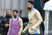 Flaco López está com a Argentina na Copa do Mundo. Flaco López está com a Argentina na Copa do Mundo.