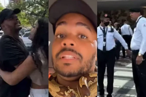 Influencer passeia com cobra no shopping e é expulso por seguranças