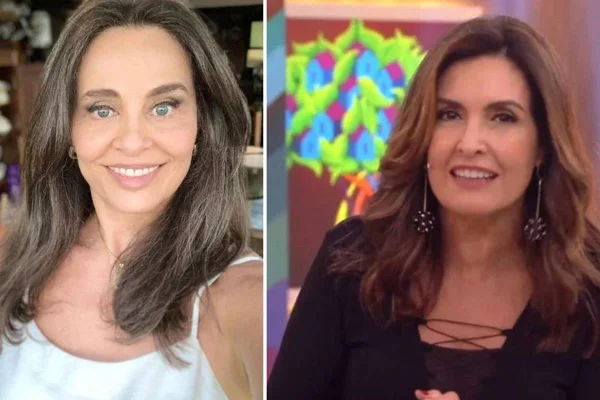 Montagem colorida das apresentadoras Carla Vilhena e Fátima Bernardes (esquerda e direita, respectivamente) - Metrópoles