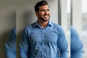 Foto do empresário nas redes sociais