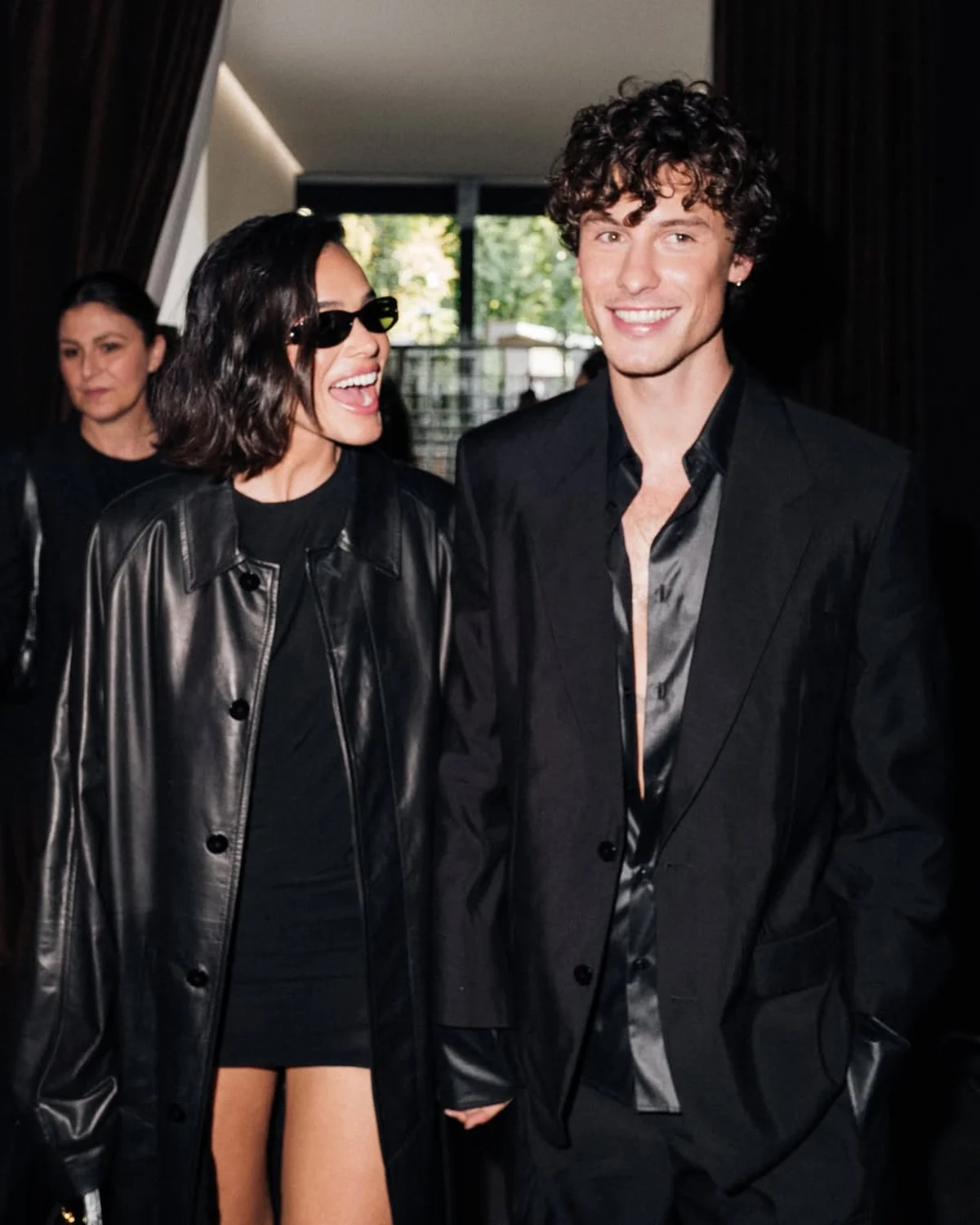 Bruna Marquezine e Shawn Mendes no desfile da Gucci Bruna Marquezine e Shawn Mendes no desfile da Gucci
