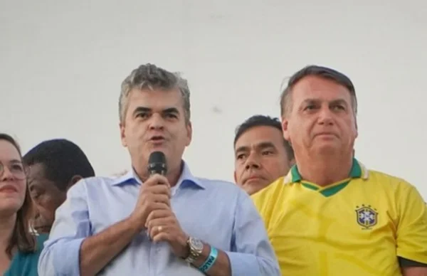 Washington Reis e Jair Bolsonaro