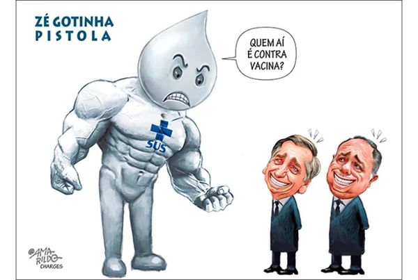 Charge do Amarildo
