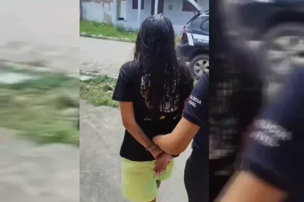 Imagem colorida,Mulher de 26 anos é presa após ameaçar a própria mãe de morte no RN- Metrópoles