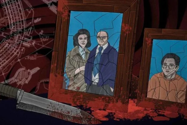 Ilustração de porta retratos com as vítimas do crime da 113 Sul - Metrópoles