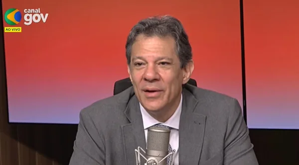 Reprodução de imagem colorida de Fernando Haddad, ministro da Fazenda - Metrópoles