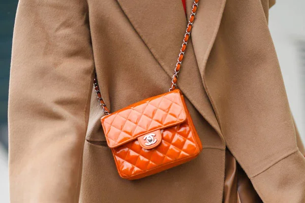 Bolsa da Chanel laranja