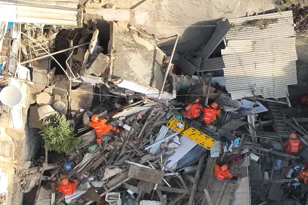 Imagem colorida mostra Corpo de Bombeiros do Rio de Janeiro