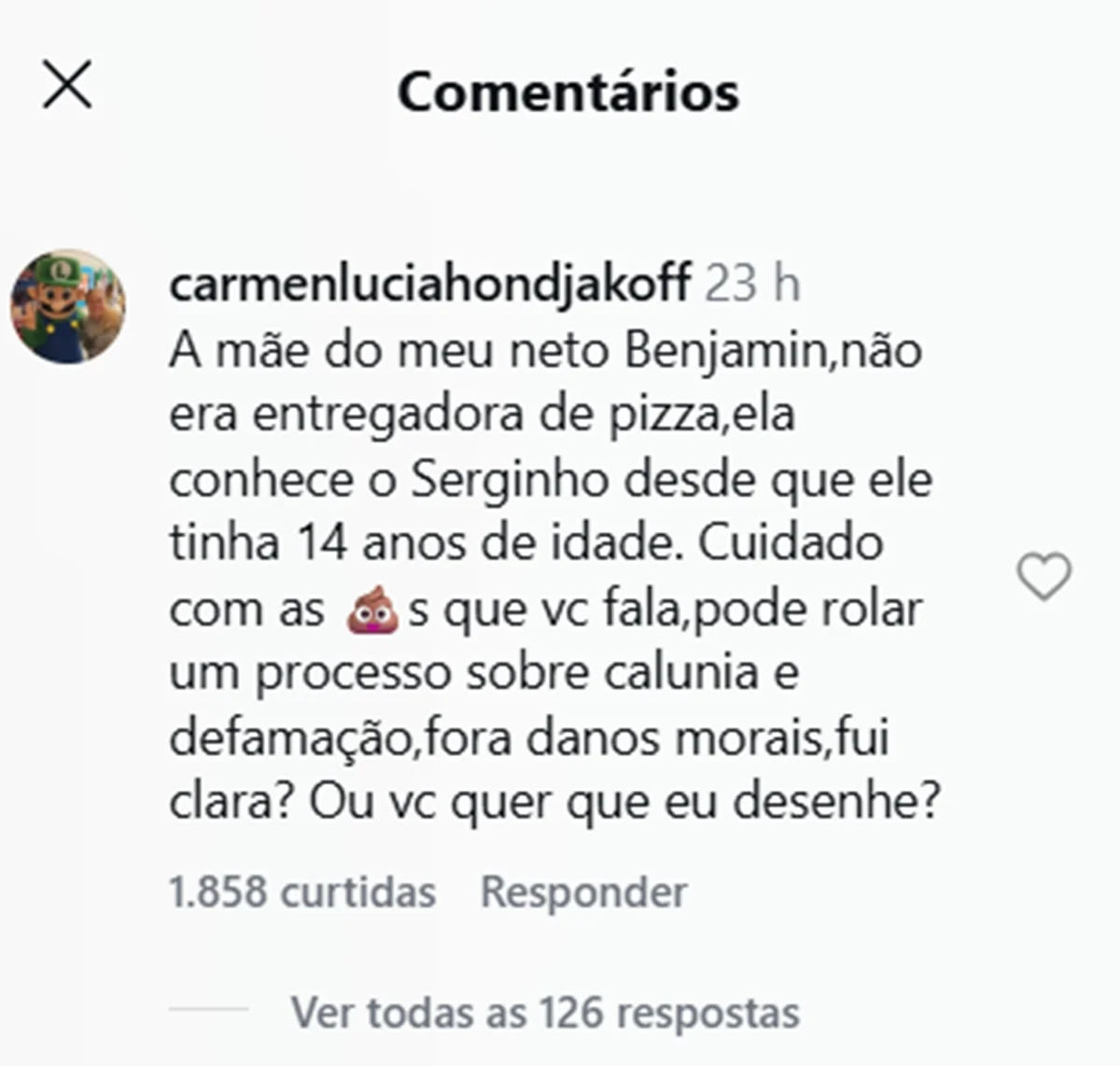 Mãe de Sérgio Hondjakoff se irrita e ameaça Gui Santana após polêmica - imagem 1 Mãe de Sérgio Hondjakoff se irrita e ameaça Gui Santana após polêmica - imagem 1