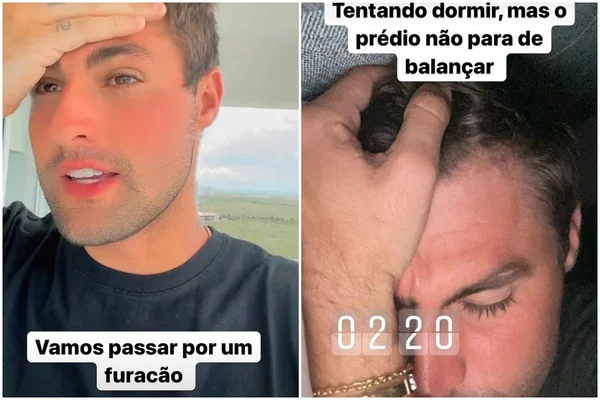 Rezende enfrenta furacão em Cancún e fica preso em apartamento
