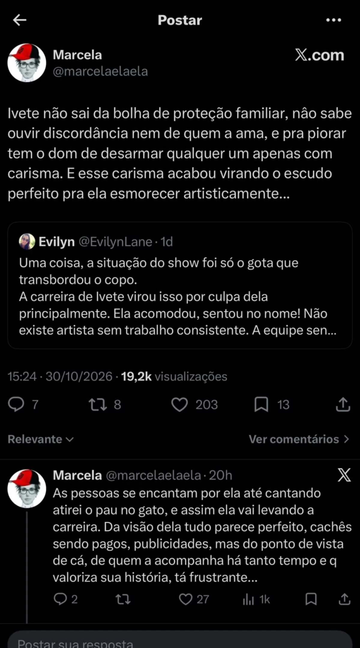 Fãs se revoltam e expõe crise nos bastidores envolvendo carreira de Ivete Sangalo. Fãs se revoltam e expõe crise nos bastidores envolvendo carreira de Ivete Sangalo.