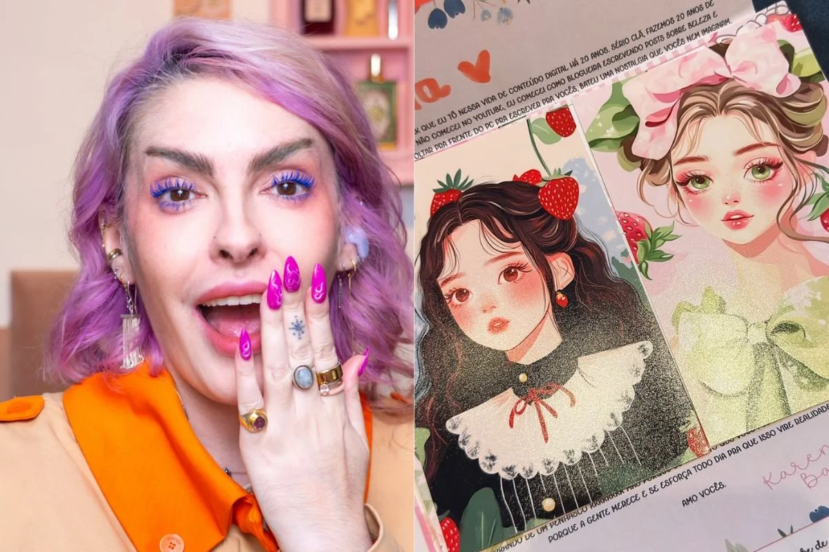 Karen Bachini foi alvo de críticas após seguidores suspeitarem do uso de IA nas ilustrações do novo projeto Karen Bachini foi alvo de críticas após seguidores suspeitarem do uso de IA nas ilustrações do novo projeto