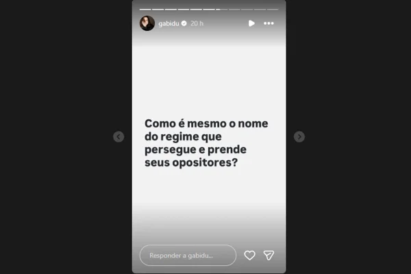 Gabriela Duarte fala em perseguição política após medida contra Flávio - destaque galeria