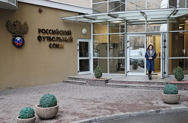 Federação Russa de Futebol, em Moscou. Ela vai recorrer da decisão de suspensão da Fifa e Uefa - Metrópoles