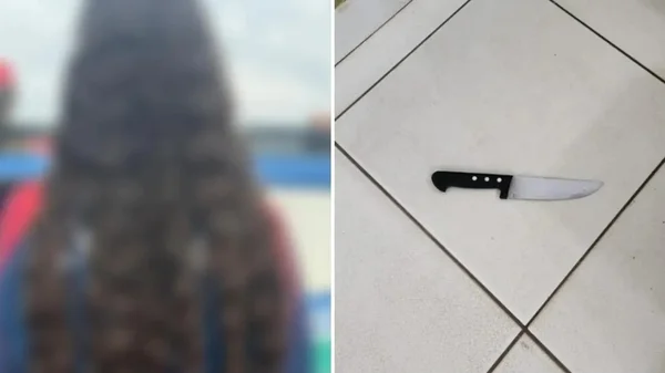 imagem colorida adolescente facadas enfermeira goias