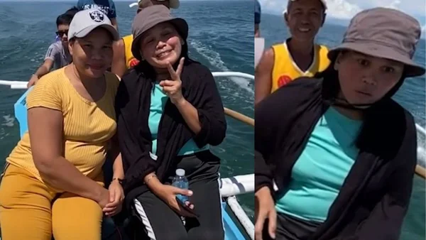 imagem colorida de mulher confusa após ter o celular roubado por peixe-voador - Metrópoles