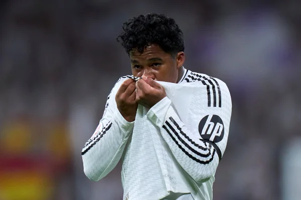 Foto colorida de Endrick, do Real Madrid - Metrópoles