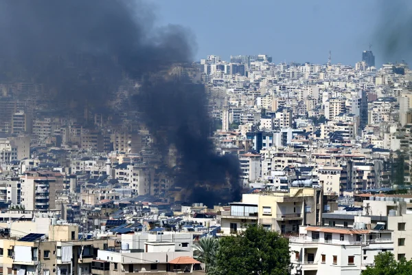 Ataque do exército israelense ao bairro de Dahiye em Beirute, sul do Líbano Metropoles
